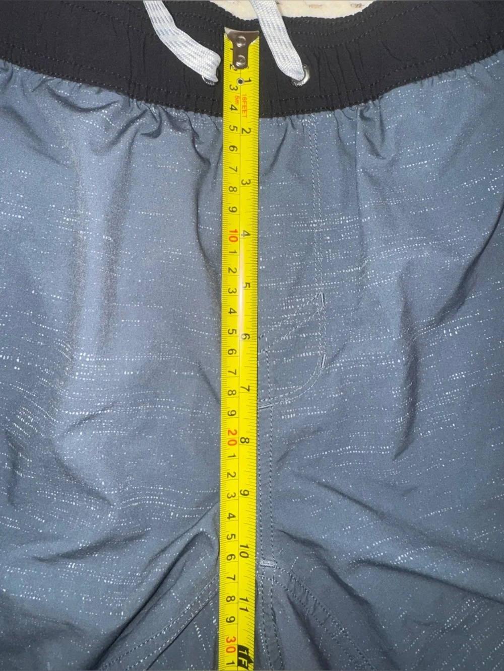 Vuori Kore Shorts Men’s Large Blue Gray Lined Athletic Performance 7”